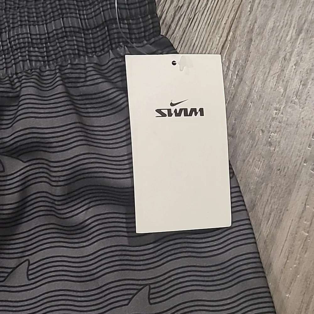 Nike Shark Stripe Break Valley Swim Trunks